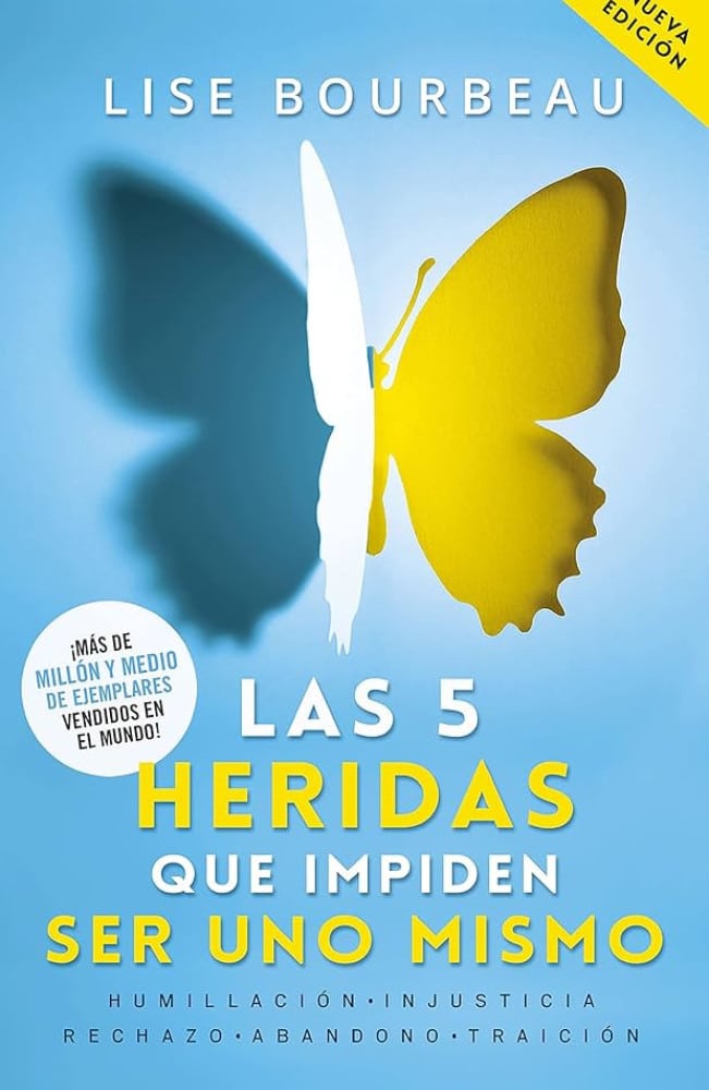 Portada libro Las 5 heridas que impiden ser uno mismo — Lise Bourbeau